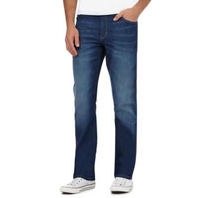Wrangler Texas blue 'Coolmax' mid wash regular fit jeans